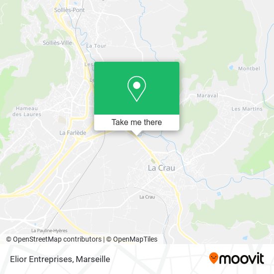 Elior Entreprises map