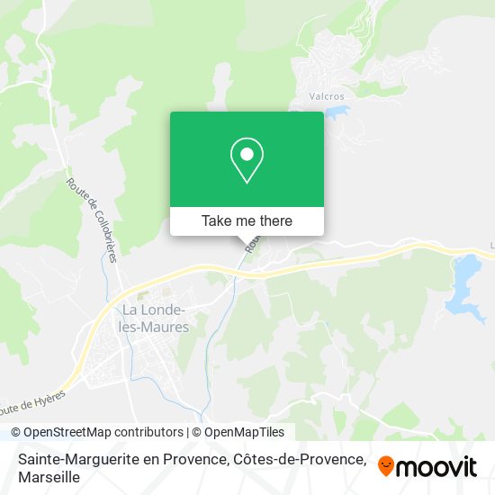 Sainte-Marguerite en Provence, Côtes-de-Provence map