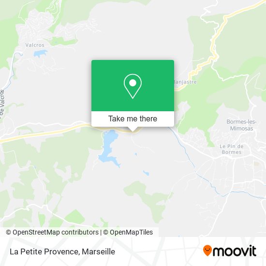 La Petite Provence map