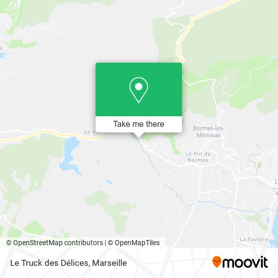 Le Truck des Délices map