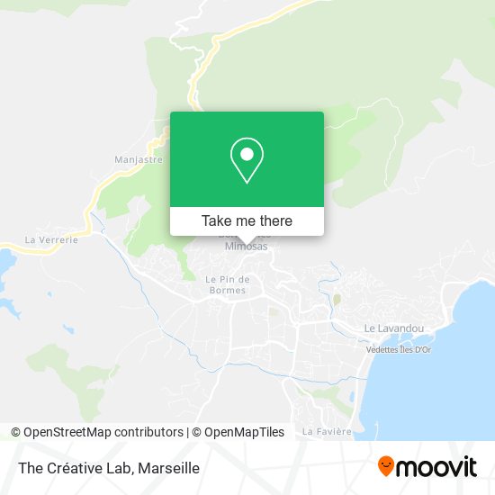 The Créative Lab map