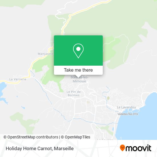 Holiday Home Carnot map