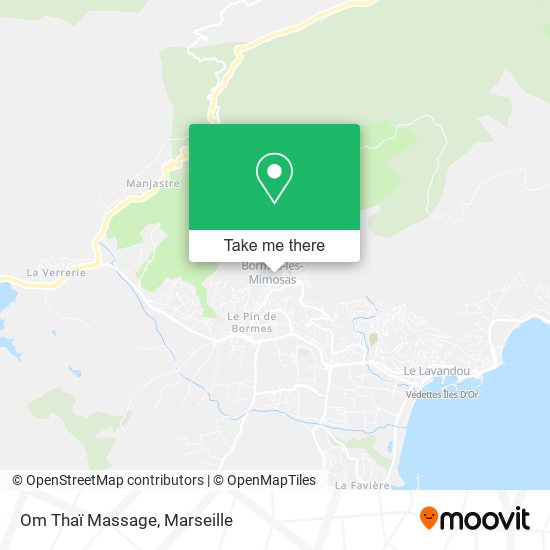 Om Thaï Massage map