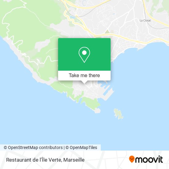 Restaurant de l'Île Verte map