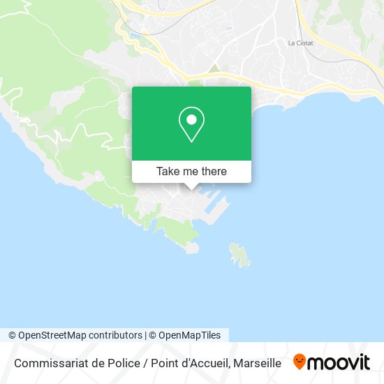 Mapa Commissariat de Police / Point d'Accueil