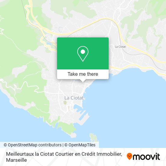 Meilleurtaux la Ciotat Courtier en Crédit Immobilier map