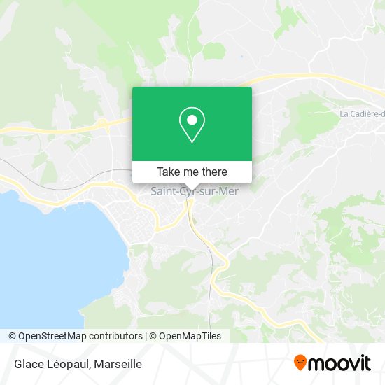 Glace Léopaul map