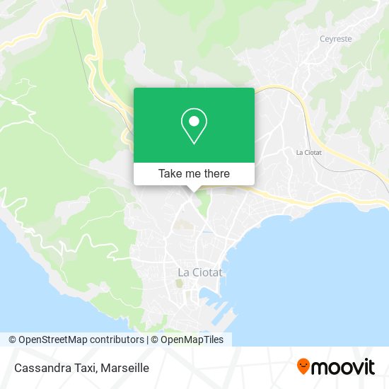Cassandra Taxi map