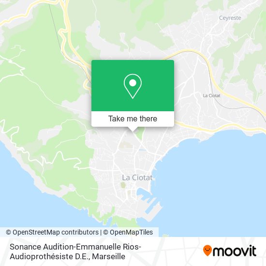 Sonance Audition-Emmanuelle Rios-Audioprothésiste D.E. map