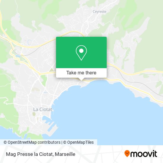 Mag Presse la Ciotat map