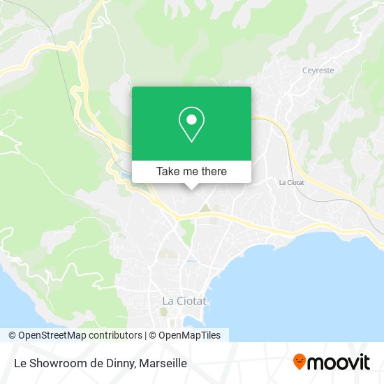 Le Showroom de Dinny map