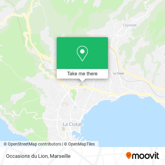 Occasions du Lion map