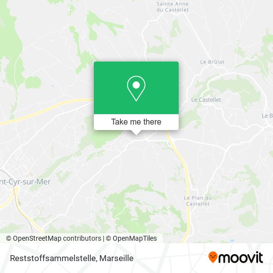 Reststoffsammelstelle map