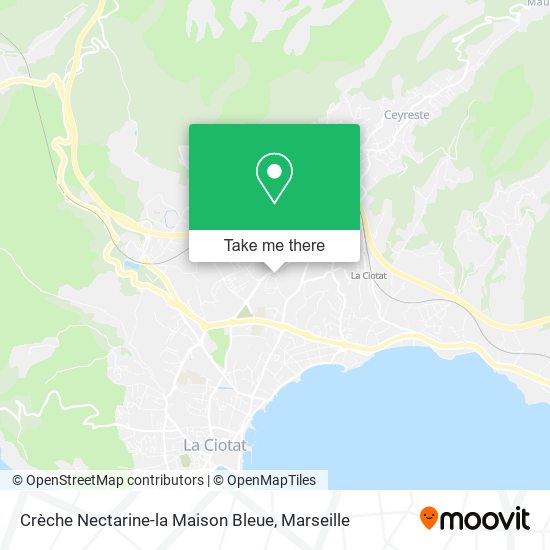 Crèche Nectarine-la Maison Bleue map