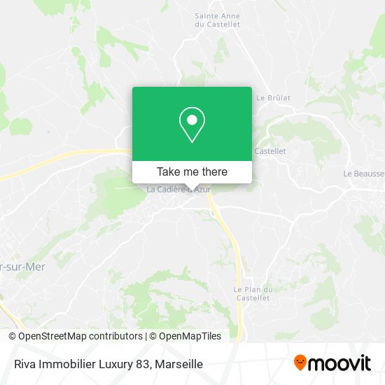Riva Immobilier Luxury 83 map