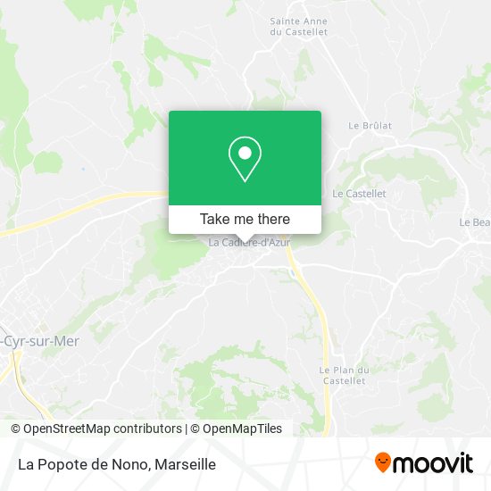 La Popote de Nono map