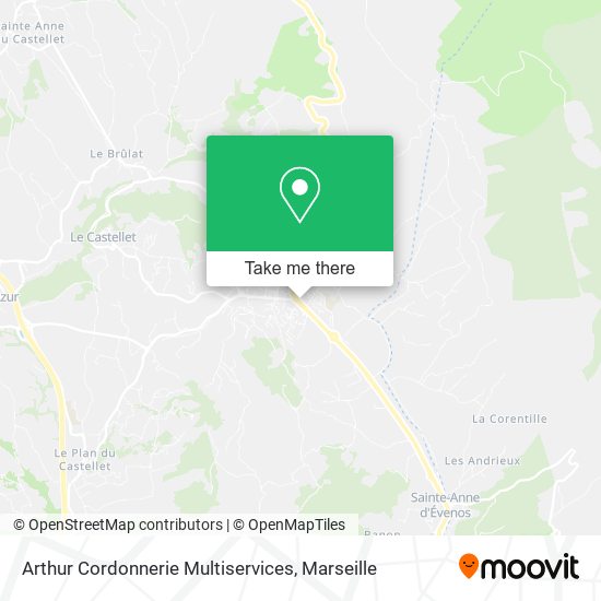 Arthur Cordonnerie Multiservices map