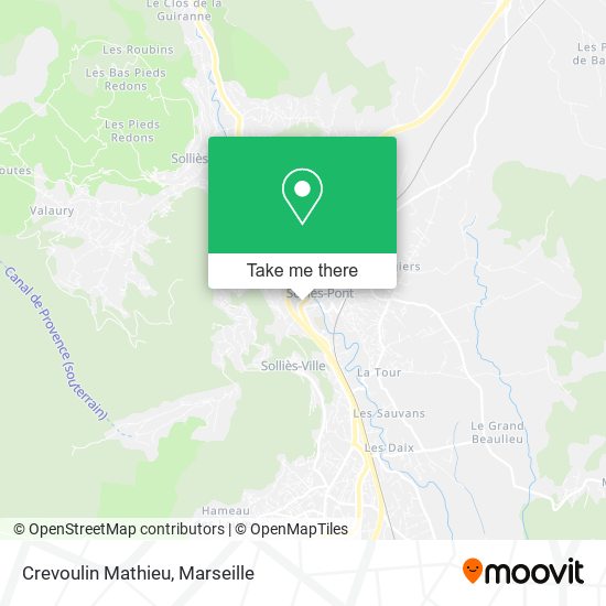 Crevoulin Mathieu map