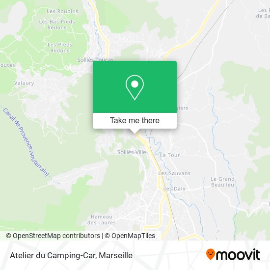 Atelier du Camping-Car map