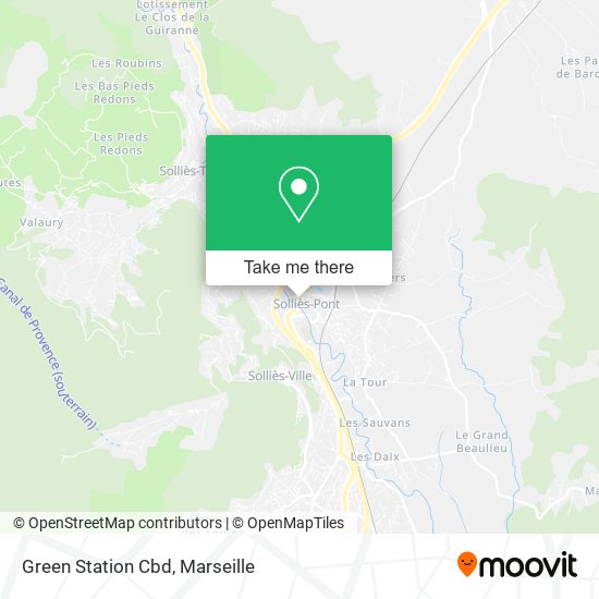 Green Station Cbd map