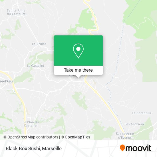 Black Box Sushi map