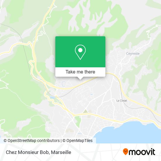 Chez Monsieur Bob map