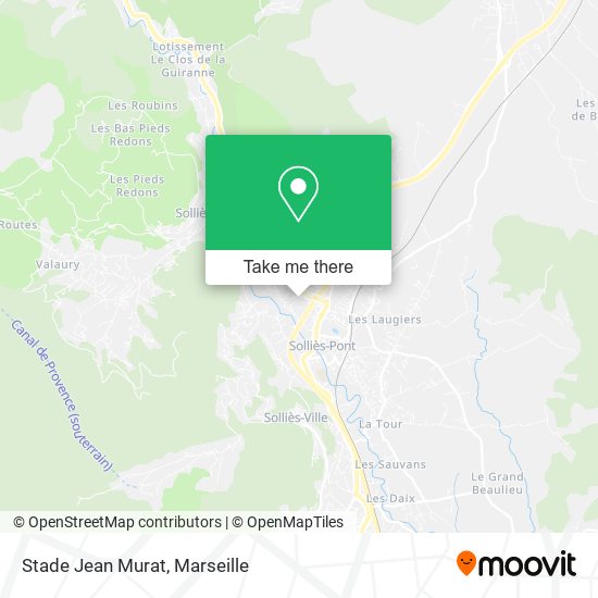 Stade Jean Murat map