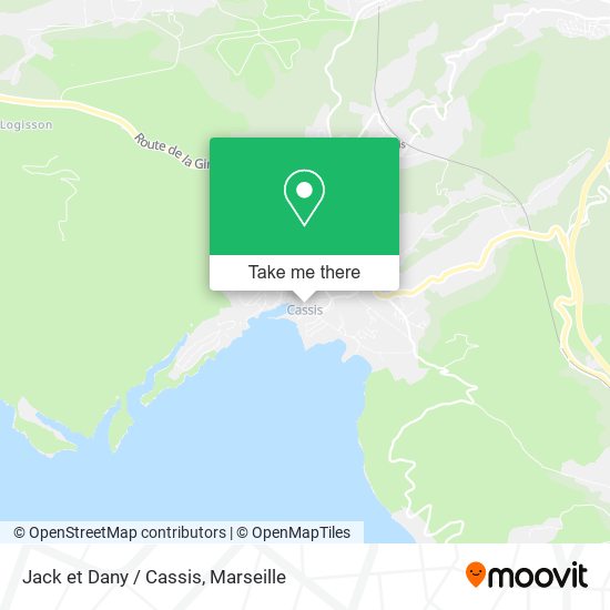Jack et Dany / Cassis map