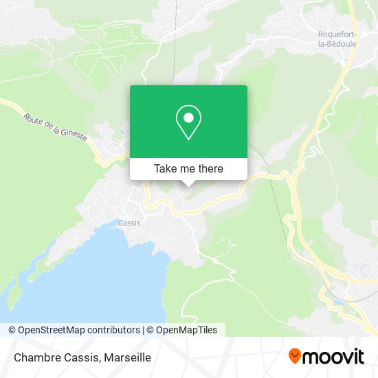Chambre Cassis map