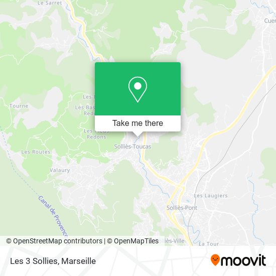 Les 3 Sollies map
