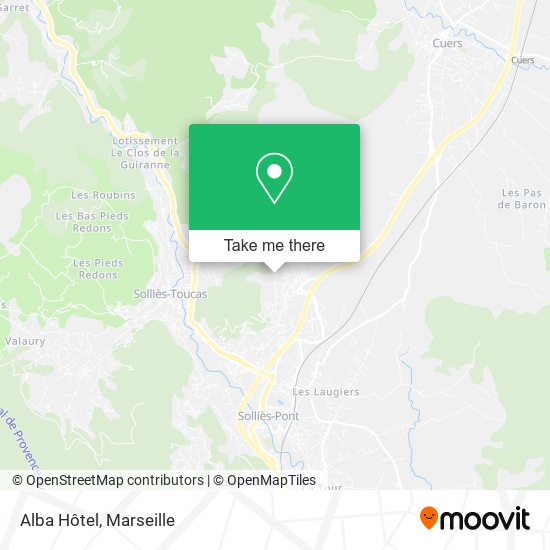Alba Hôtel map