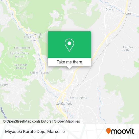 Miyasaki Karaté Dojo map