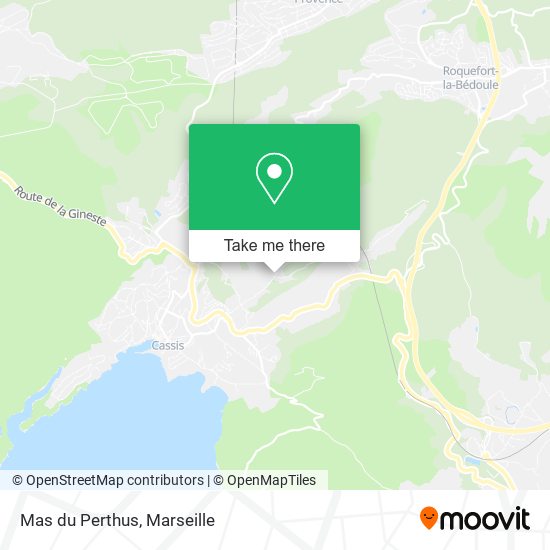 Mas du Perthus map