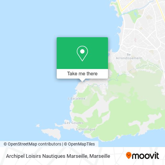 Archipel Loisirs Nautiques Marseille map