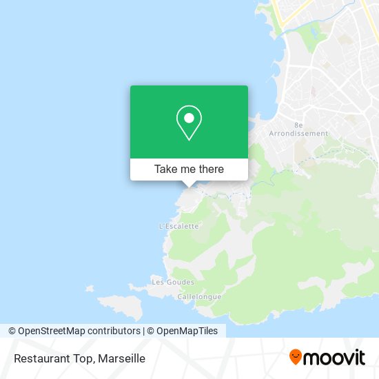 Restaurant Top map