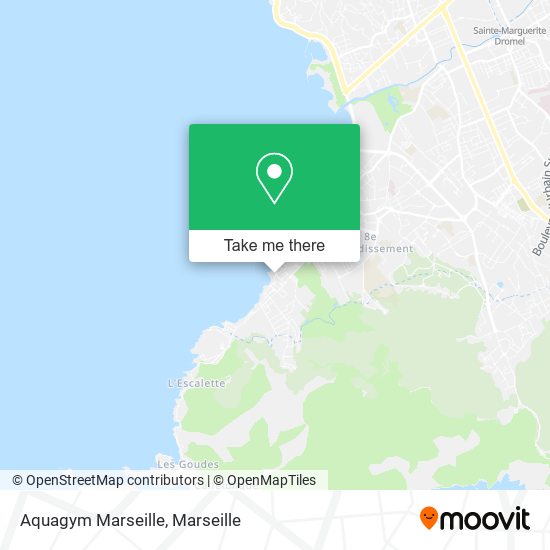 Aquagym Marseille map