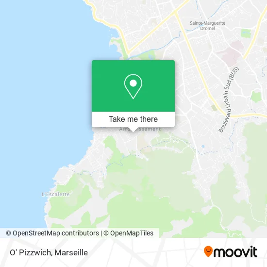 O' Pizzwich map