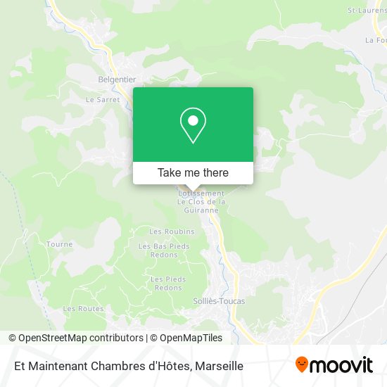 Et Maintenant Chambres d'Hôtes map