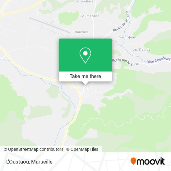 L'Oustaou map