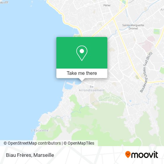 Biau Frères map
