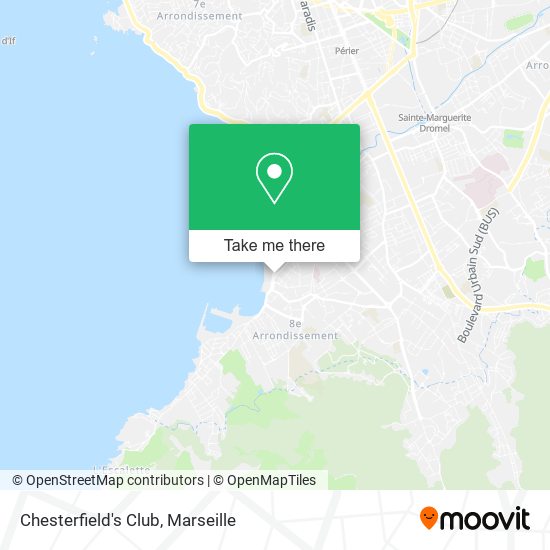 Chesterfield's Club map
