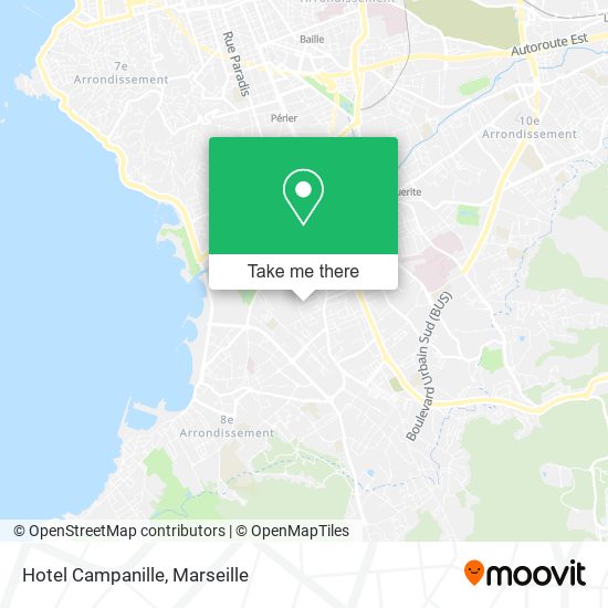 Hotel Campanille map