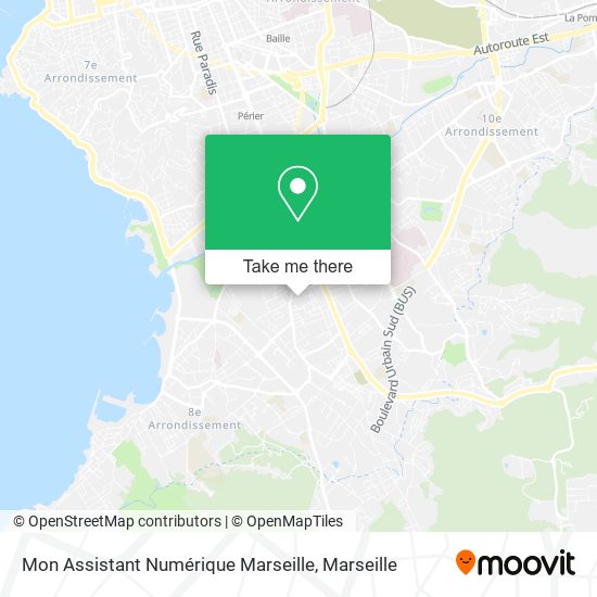 Mon Assistant Numérique Marseille map