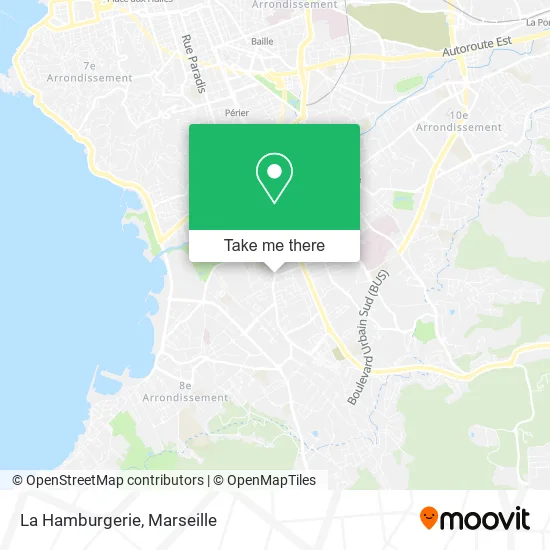 La Hamburgerie map