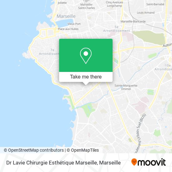Dr Lavie Chirurgie Esthétique Marseille map