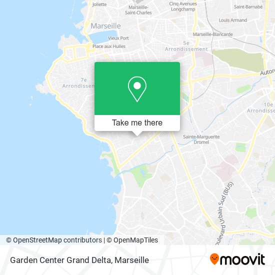 Garden Center Grand Delta map