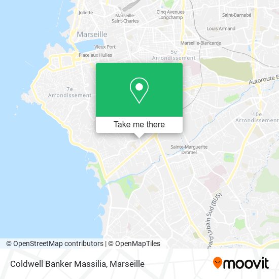 Coldwell Banker Massilia map