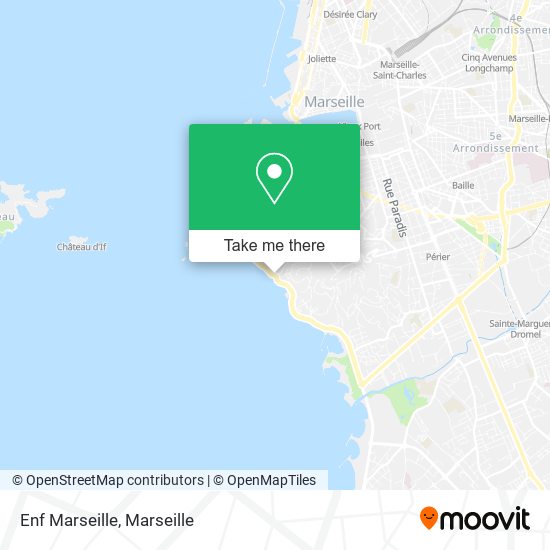 Enf Marseille map