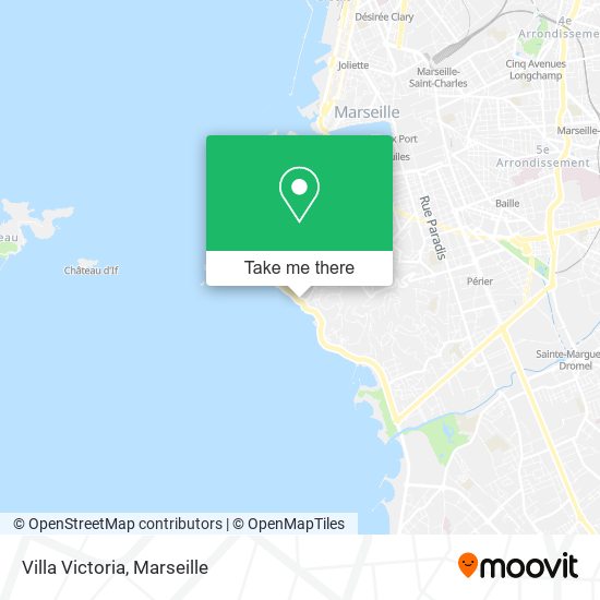 Villa Victoria map