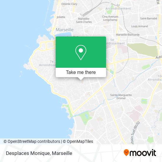 Desplaces Monique map